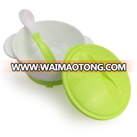 Portable Kids Feeding Bowls- Toddler Soup Suction Bowl with Spoon Set