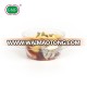 4oz disposable plastic round shape clear salad bowl with lid