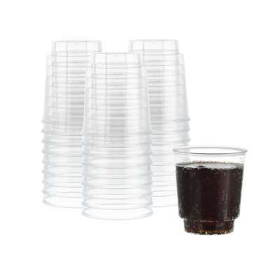 FREE SAMPLE Crystal Polystyrene Disposable PS Cup 6oz Plastic Cup Clear for Drinking