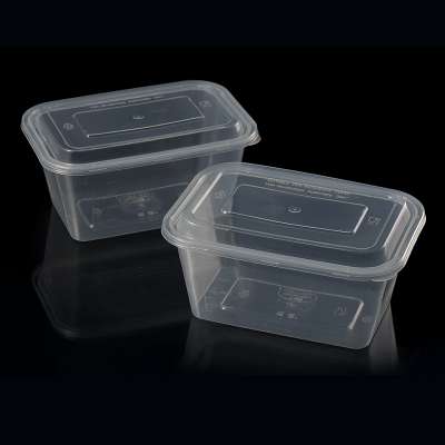 FREE SAMPLE Restaurant take away disposable clear plastic lunch box