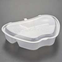 Convenient for take-away lunch package 3 compartment food container