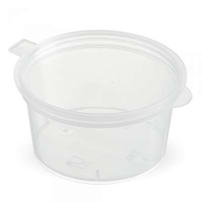 FREE SAMPLE Mini plastic containers for sauces cups biodegradable