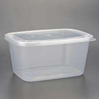 Manufacturer support useful blister plastic food container disposable black plastic food box