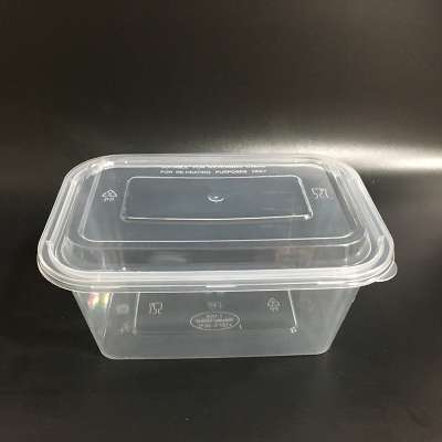 Microwave and freezing food containers for take away fast