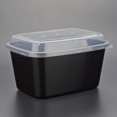 2000ml rectangle and Transparent Accept Custom Order Disposable Feature Plastic Food frozen food packaging container