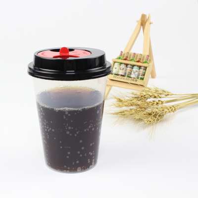 FREE SAMPLE 500ml disposable beverage milk tea clear pp plastic cup