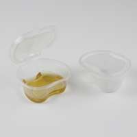 2.5 oz 2.5oz 70ml plastic bottles cup soy sauce cup hinged lid