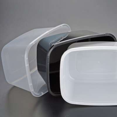 PP disposable clear/transparent sandwich/cake divider food catering box