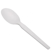 Western Restaurant Eco-friendly Dessert knife fork spoon PLA Plastic Compostable cheap Cutlery