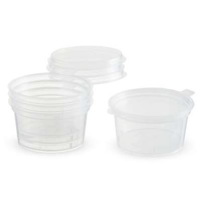 FREE SAMPLE 1.5oz sauce cup with lid containers for sauces package